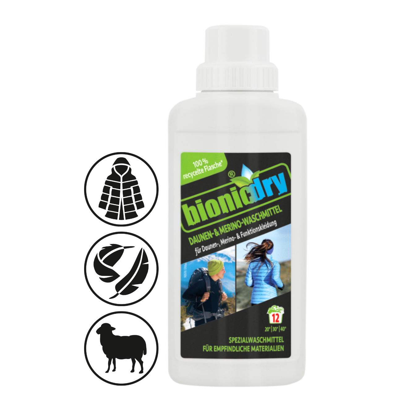 BIONICDRY DAUNEN- & MERINO-WASCHMITTEL